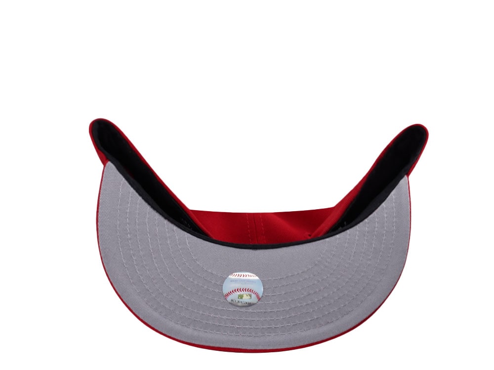 New Era Anaheim Angels All Time Classic Scarlet Edition 59Fifty Fitted Casquette