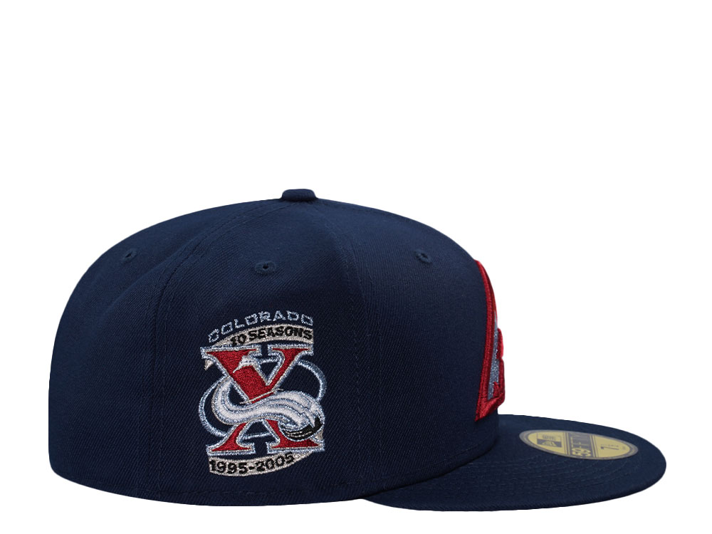 New Era Colorado Avalanche 10th Anniversary Blue Prime Edition 59Fifty Fitted Casquette