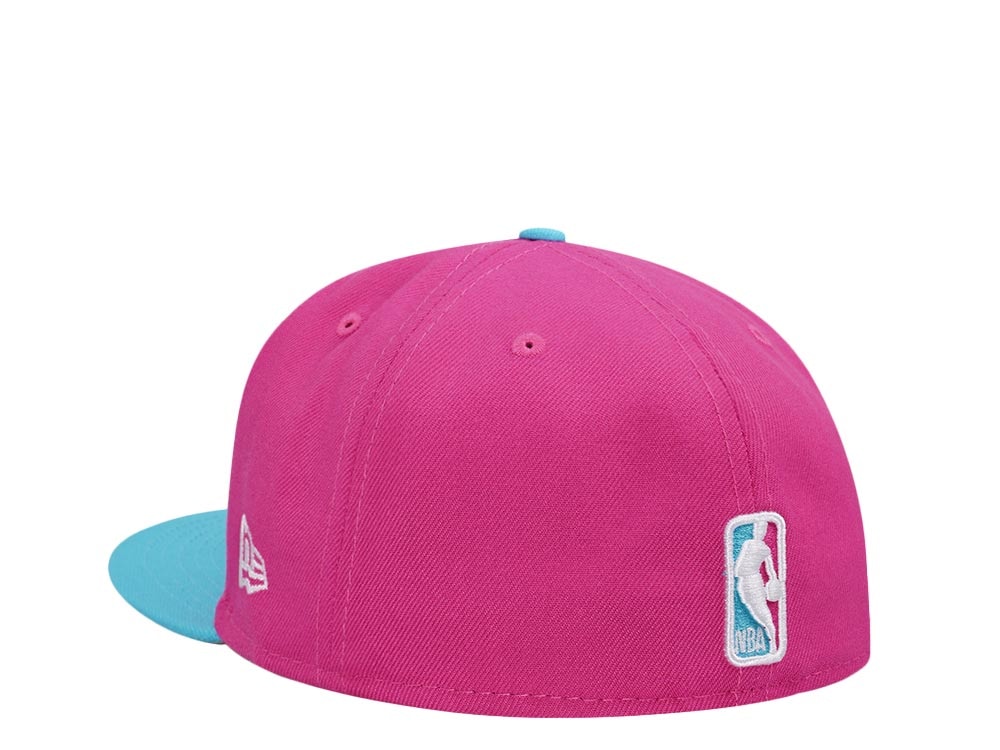 New Era Miami Heat City Beetroot Two Tone Edition 59Fifty Fitted Casquette