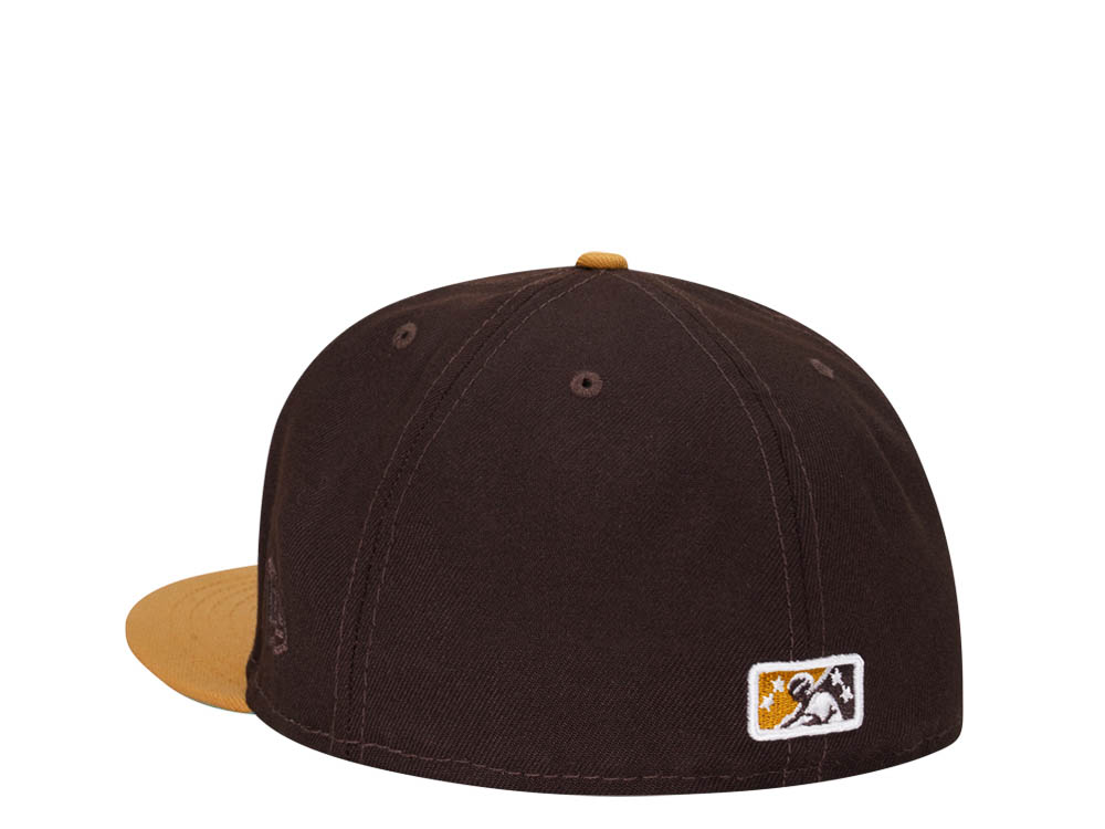 New Era Charleston Riverdogs Chocolate Mint Two Tone Edition 59Fifty Fitted Casquette