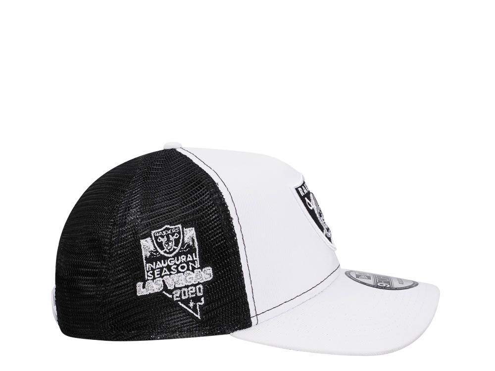 New Era Las Vegas Raiders Inaugural Season 2020 9Forty A Frame Trucker Snapback Casquette