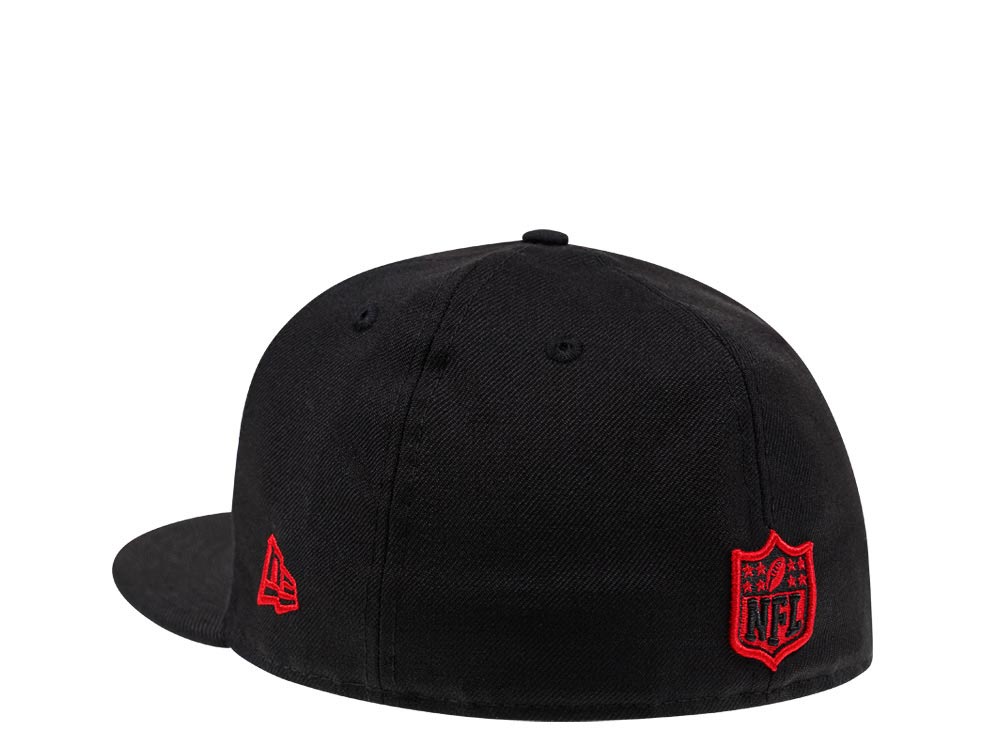 New Era San Francisco 49ers all about black Edition 59Fifty Fitted Casquette
