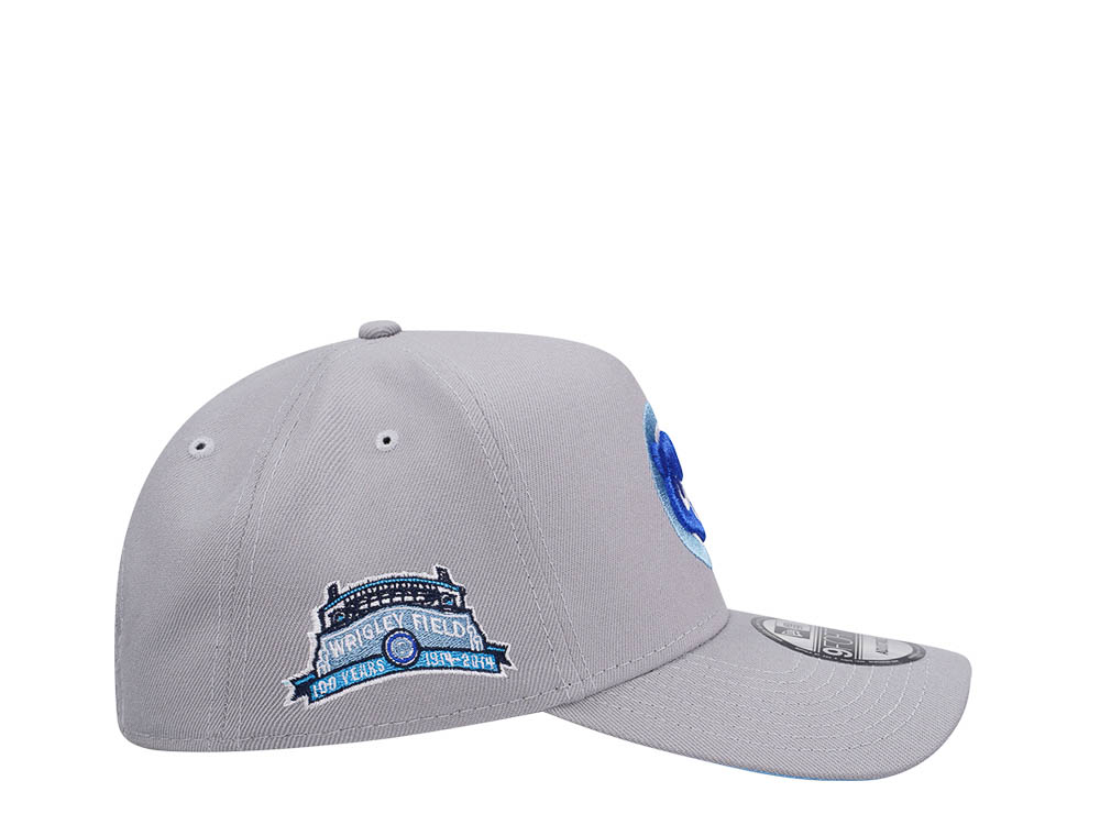 New Era Chicago Cubs Wrigley Field Gray 9Forty A Frame Snapback Casquette