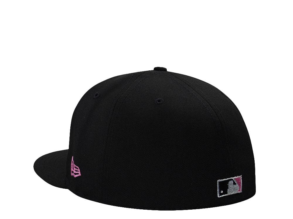 New Era Los Angeles Dodgers 60th Anniversary Pink Black Prime Edition 59Fifty Fitted Casquette