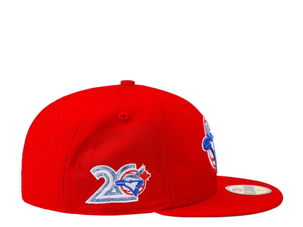 New Era Toronto Blue Jays 20th Anniversary Red Glacier Blue Edition 59Fifty Fitted Casquette