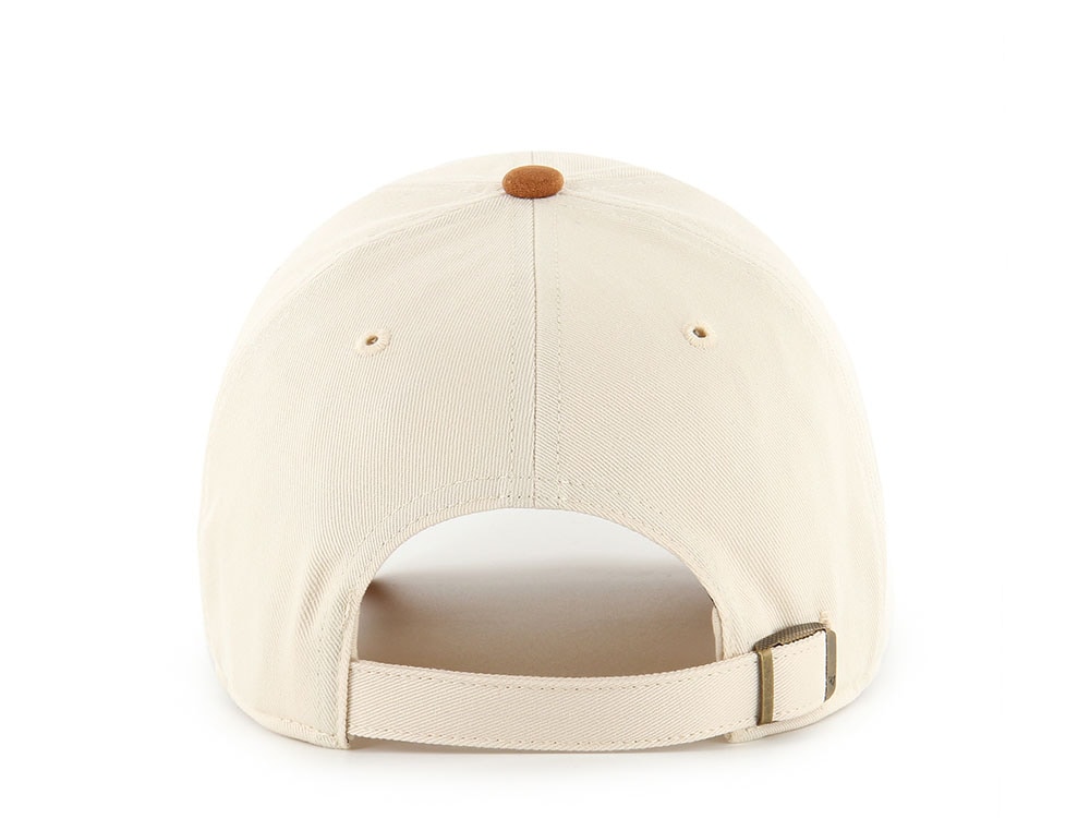 47 Brand Oakland Athletics Script Suede Visor Natural Clean Up Strapback Casquette