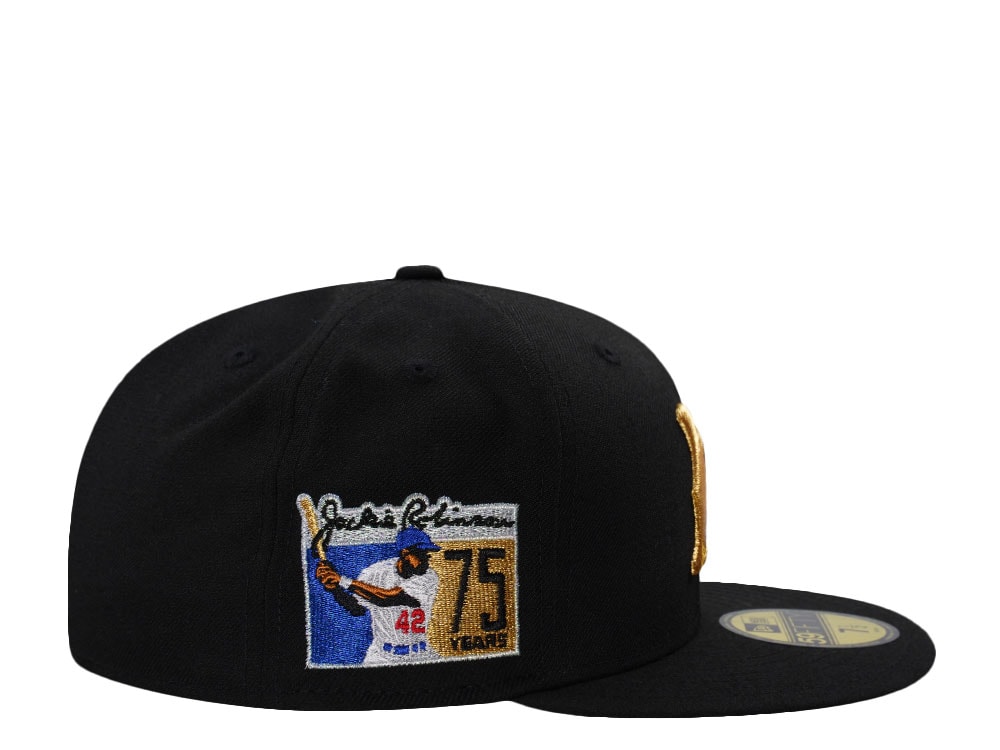 New Era Montreal Royals Jackie Robinson 75 Years Black Wool Edition 59Fifty Fitted Casquette