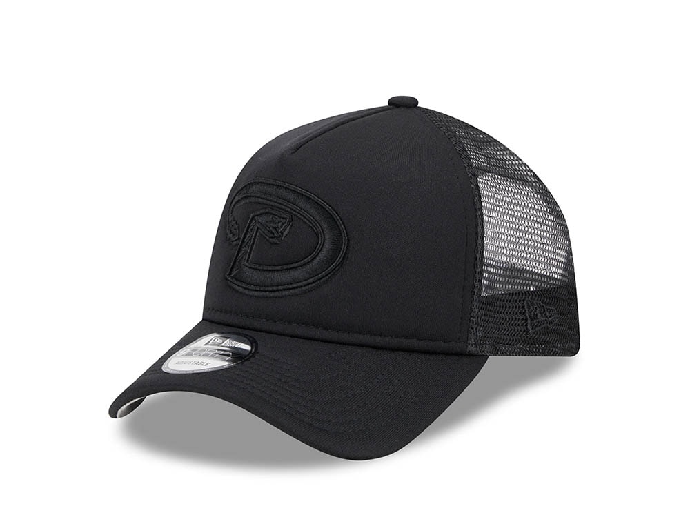 New Era Arizona Diamondbacks Black All Day 9Forty A Frame Trucker Snapback Casquette