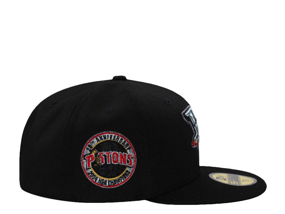 New Era Detroit Pistons 20th Anniversary Black Prime Edition 59Fifty Fitted Casquette