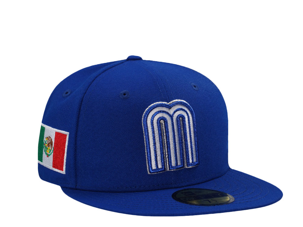 New Era Mexico World Baseball Classic Mexico Royal Blue Edition 59Fifty Fitted Casquette