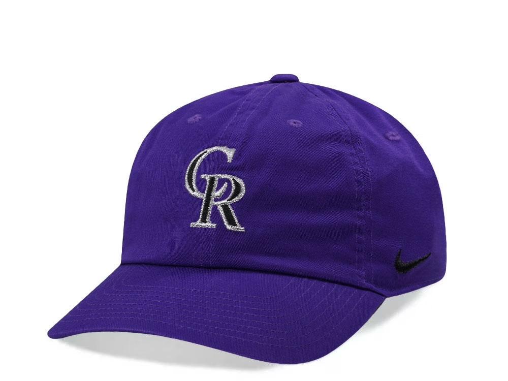 Nike Colorado Rockies Club Purple Edition Strapback Casquette