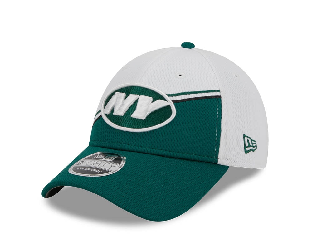 New Era New York Jets NFL Sideline 2023 Green White  9Forty Snapback Casquette