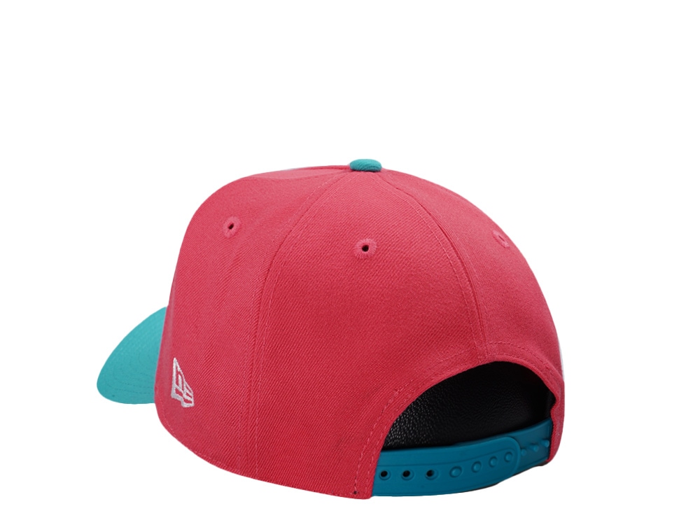 New Era Miami Heat Coral Two Tone Edition 9Forty A Frame Snapback Casquette
