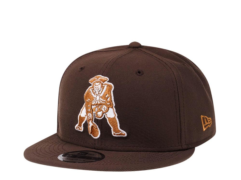 New Era New England Patriots Brown Caramel Edition 9Fifty Snapback Casquette