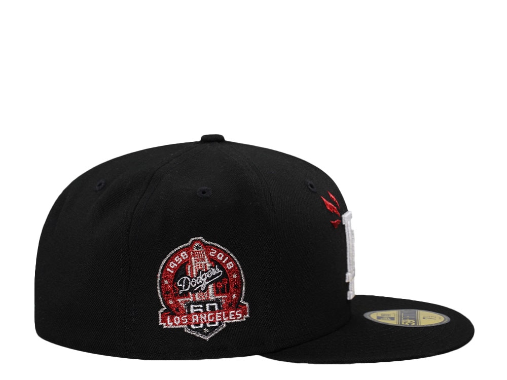 New Era Los Angeles Dodgers 60th Anniversary Black Prime Edition 59Fifty Fitted Casquette
