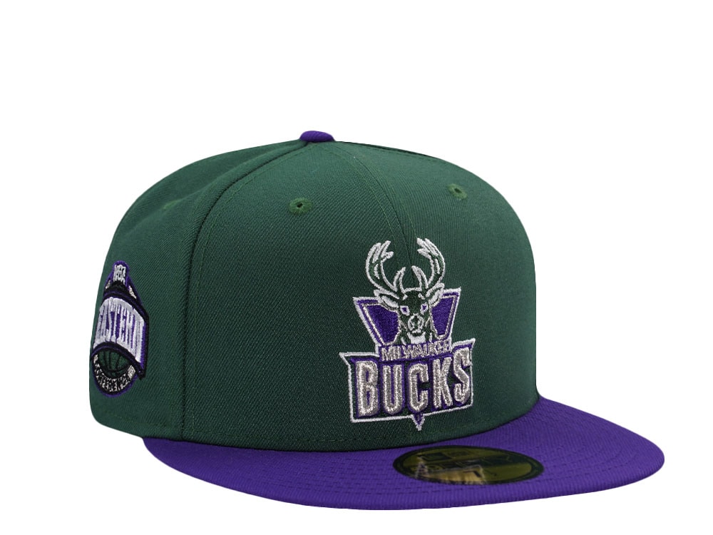 New Era Milwaukee Bucks Eastern Conference Green Two Tone Edition 59Fifty Fitted Casquette
