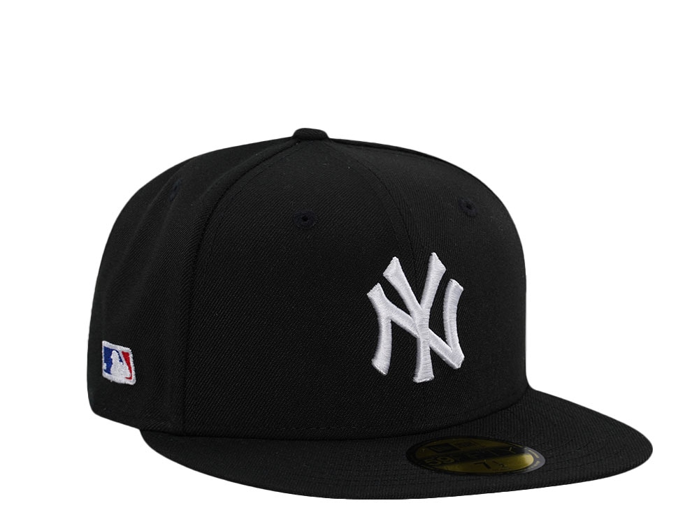 New Era New York Yankees Black Throwback Edition 59Fifty Fitted Casquette
