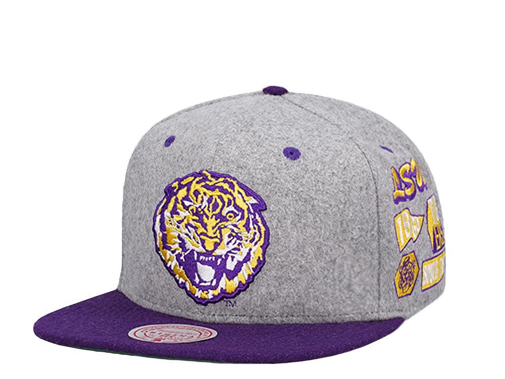 Mitchell & Ness Louisiana State University NCAA Melton Patch Snapback Casquette