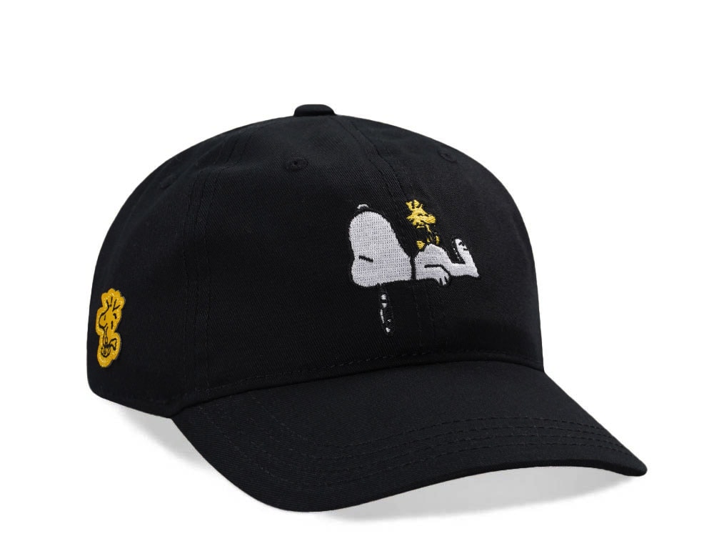 Capslab Peanuts Snoopy Black Strapback Casquette