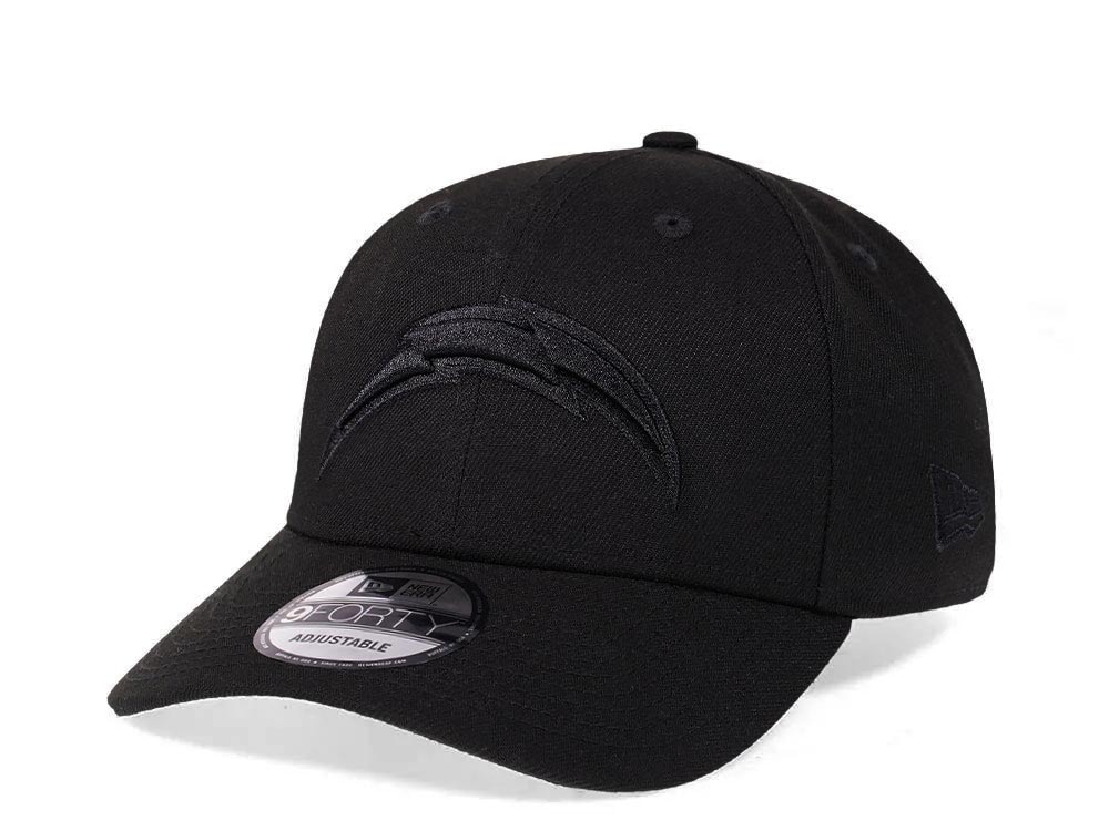 New Era Los Angeles Chargers All Black 9Forty Snapback Casquette