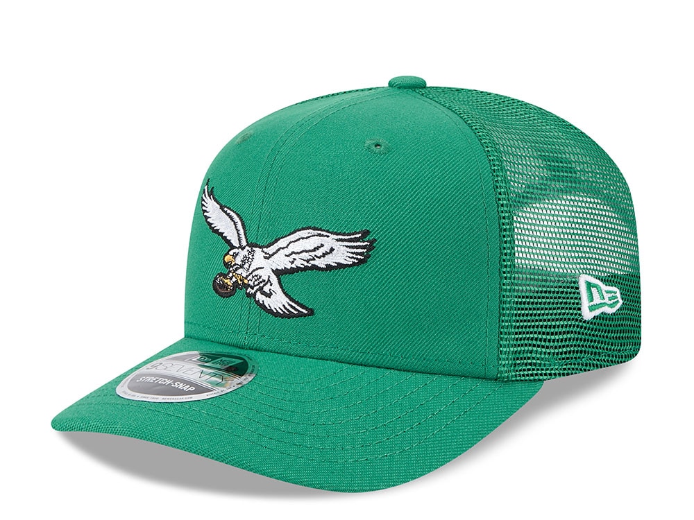 New Era Philadelphia Eagles Green Edition 9Seventy Trucker Snapback Casquette