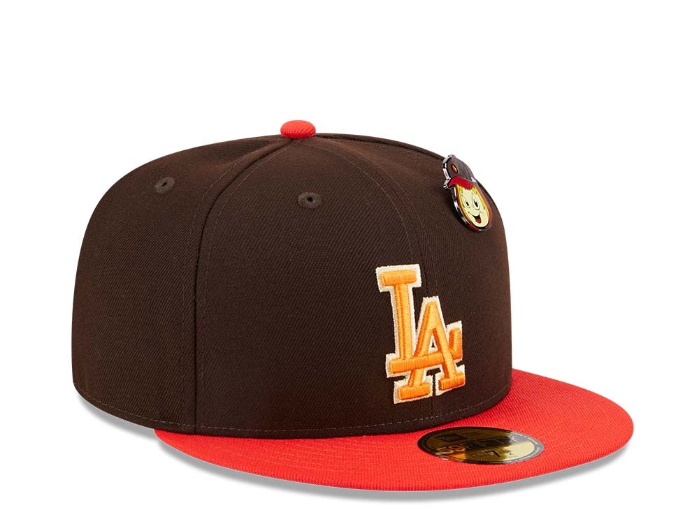 New Era Los Angeles Dodgers The Elements Brown Two Tone Edition 59Fifty Fitted Casquette