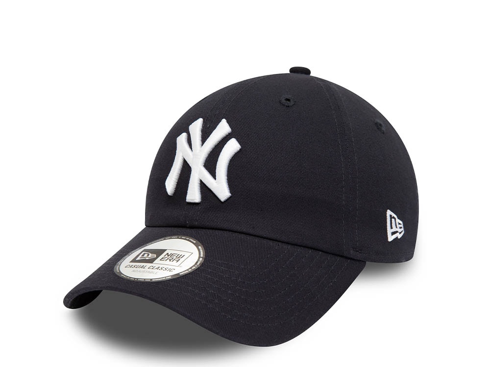New Era New York Yankees League Essential Navy 9Twenty Strapback Casquette