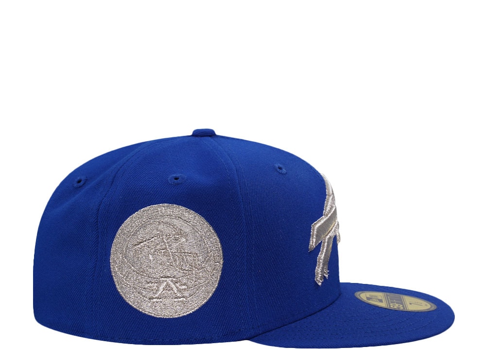 New Era Buffalo Bills Metallic Silver Blue Prime Edition 59Fifty Fitted Casquette