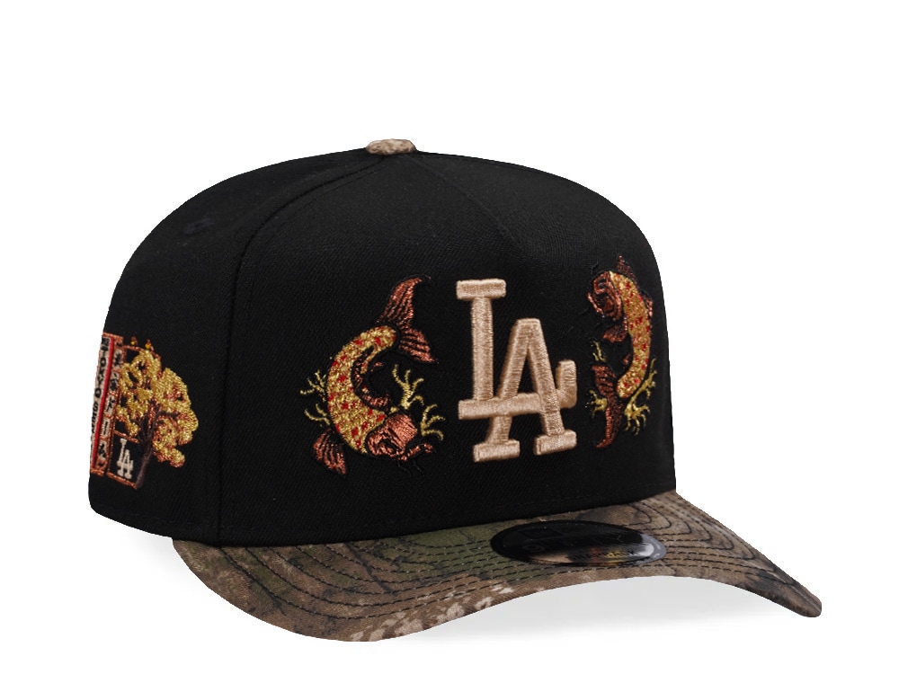 New Era Los Angeles Dodgers Tokyo Series Koi Black Two Tone Edition 9Fifty A Frame Snapback Casquette