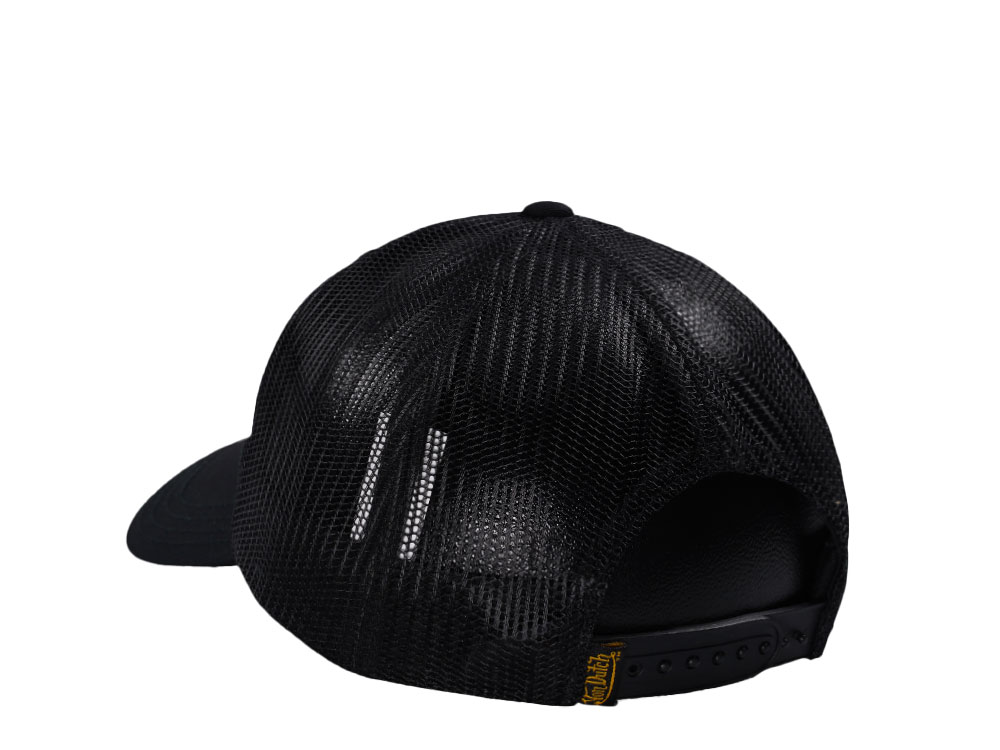 Von Dutch Square Patch Black Trucker Edition Snapback Casquette