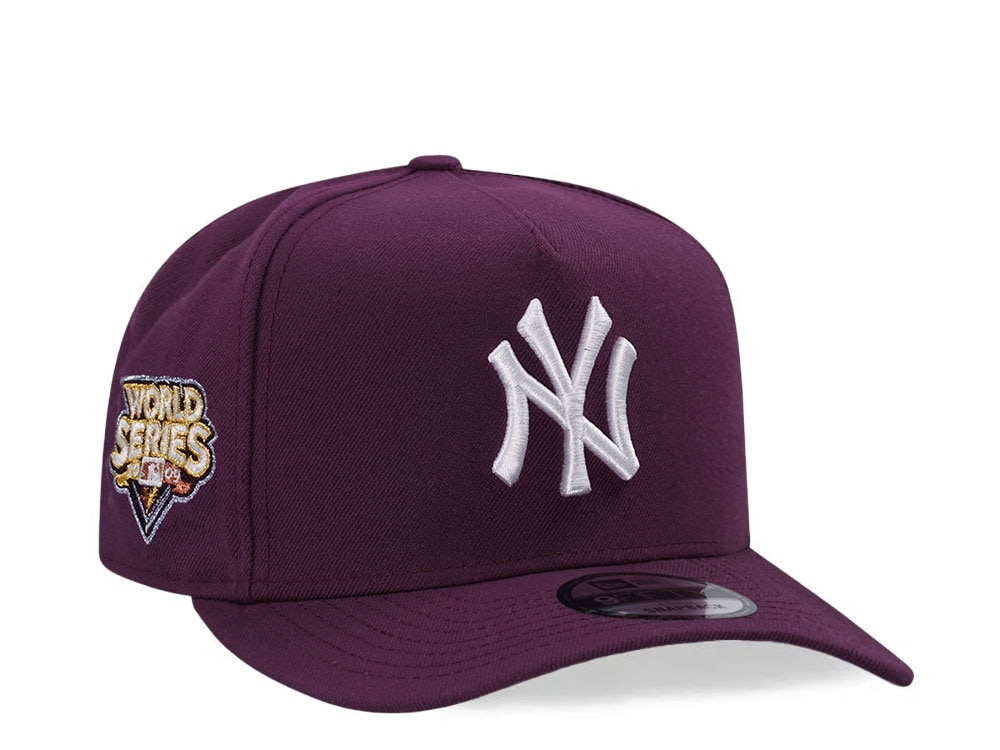 New Era New York Yankees World Series 2009 Real Plum Edition 9Fifty A Frame Snapback Casquette