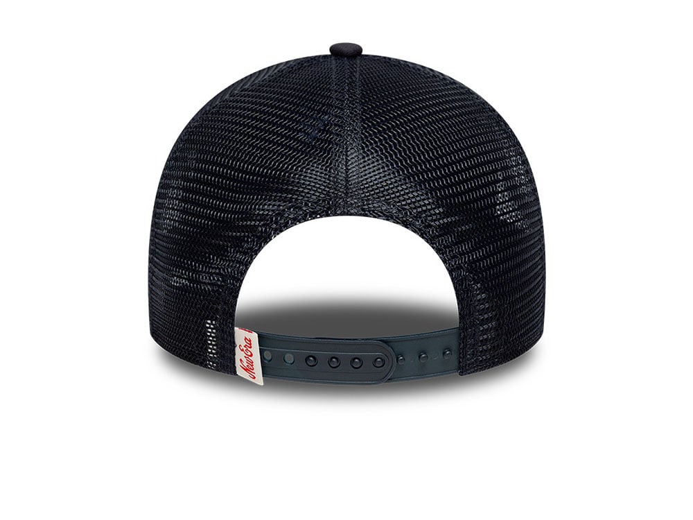New Era Graphic Navy Prime Edition 9Forty M Crown A Frame Trucker Snapback Casquette