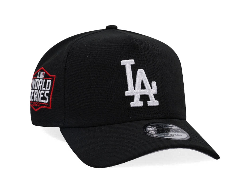 New Era Los Angeles Dodgers World Series 2020 Black Classic Edition 9Forty A Frame Trucker Snapback Casquette