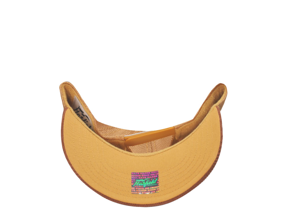 Hatfield Original Bison Ivory Brown Trucker Snapback Casquette
