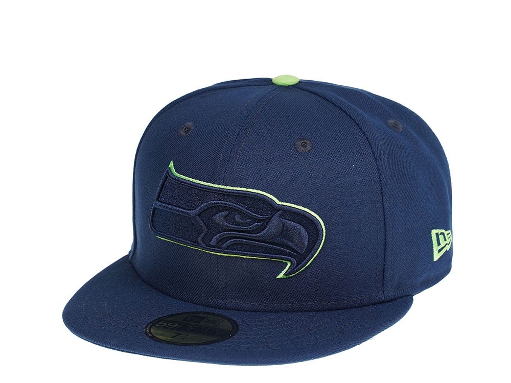 New Era Seattle Seahawks All Navy Edition 59Fifty Fitted Casquette