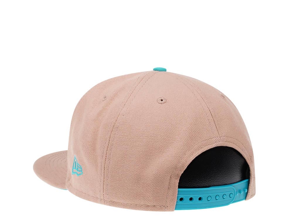 New Era Seattle Seahawks 40 Seasons Camel Mint Edition 9Fifty Snapback Casquette