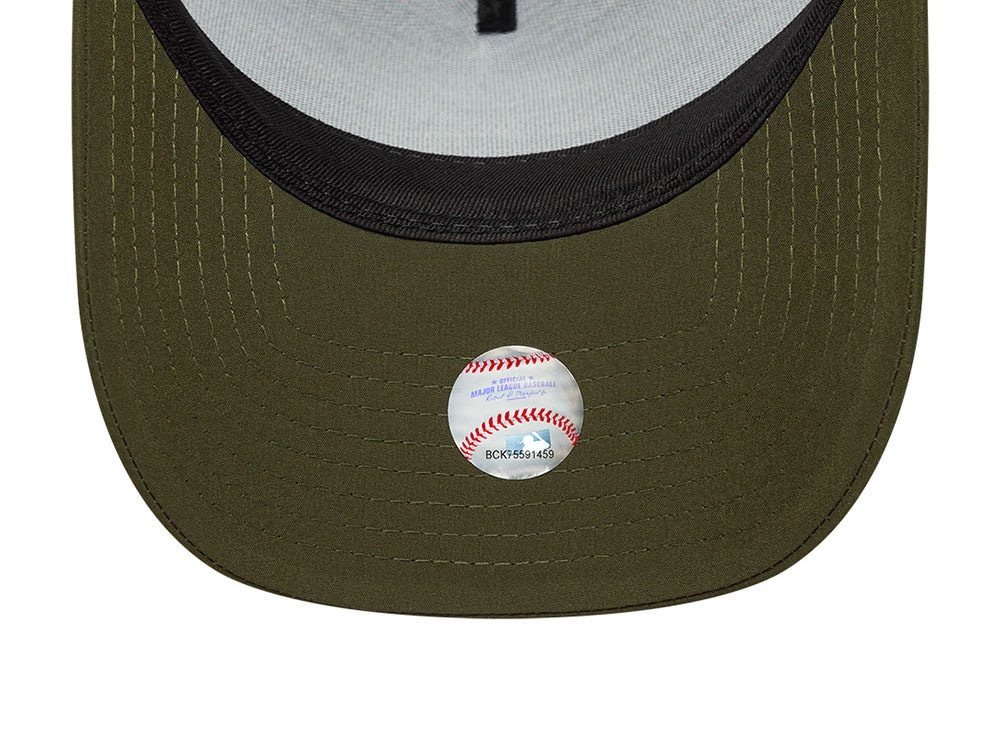 New Era Los Angeles Dodgers Olive Edition 9Forty A Frame Trucker Snapback Casquette