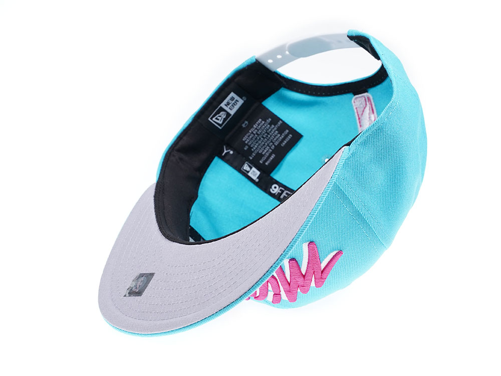 New Era Miami Heat Vice Edition Light Blue 9Fifty Snapback Casquette