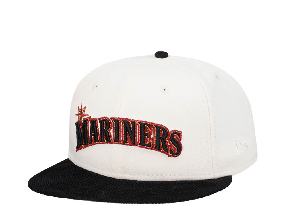 New Era Seattle Mariners Cream Cord Brim Prime Edition 59Fifty Fitted Casquette