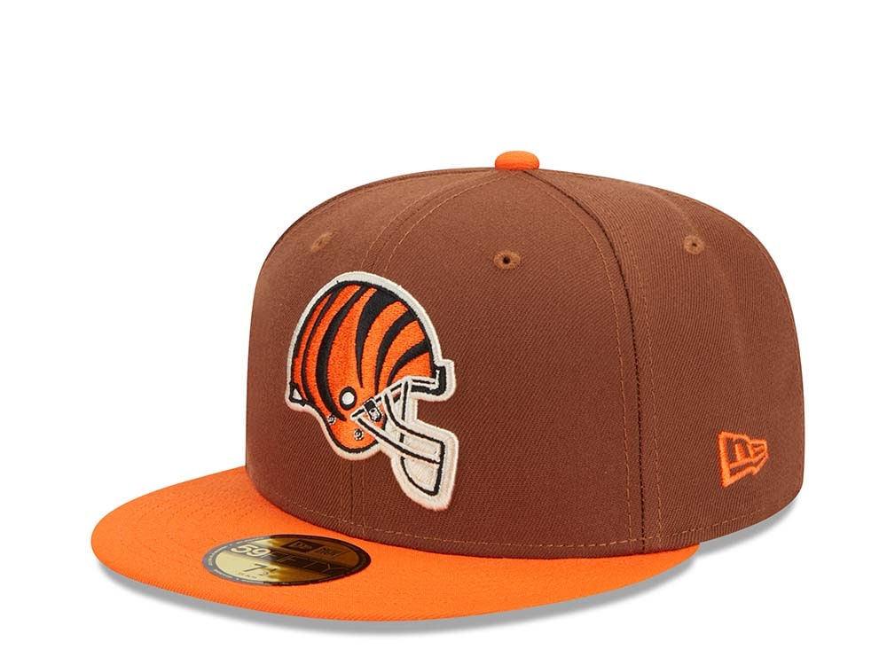 New Era Cincinnati Bengals 50th Anniversary Harvest Two Tone Edition 59Fifty Fitted Casquette