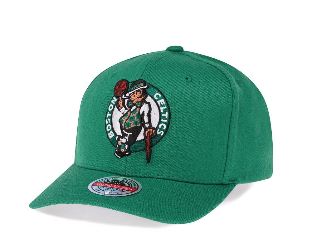 Mitchell & Ness Boston Celtics Team Ground Red Line Solid Flex Snapback Casquette