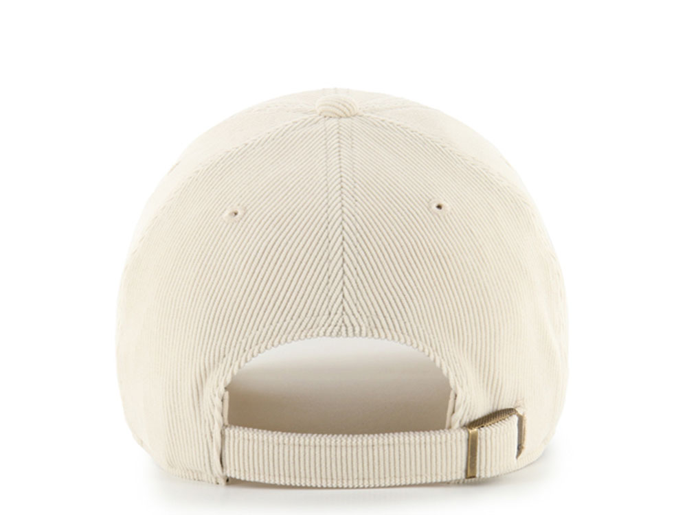 47 Brand Oakland Athletics Crosspatch Natural Corduroy Clean Up Strapback Casquette