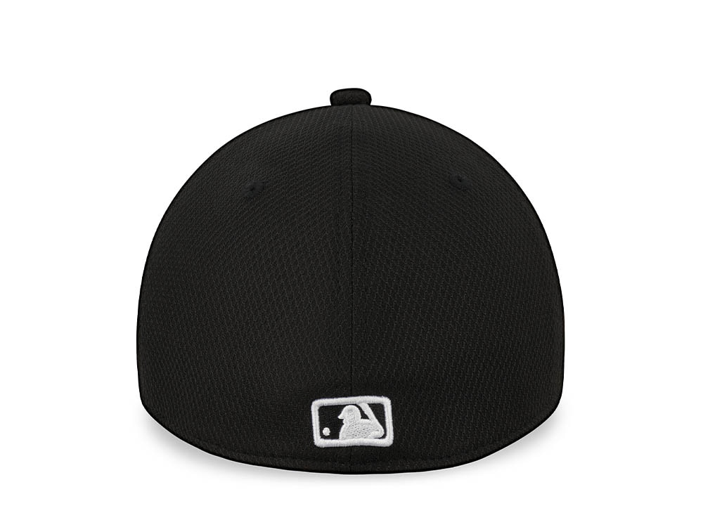 New Era New York Yankees Diamond Era  Black and White 39Thirty Stretch Casquette