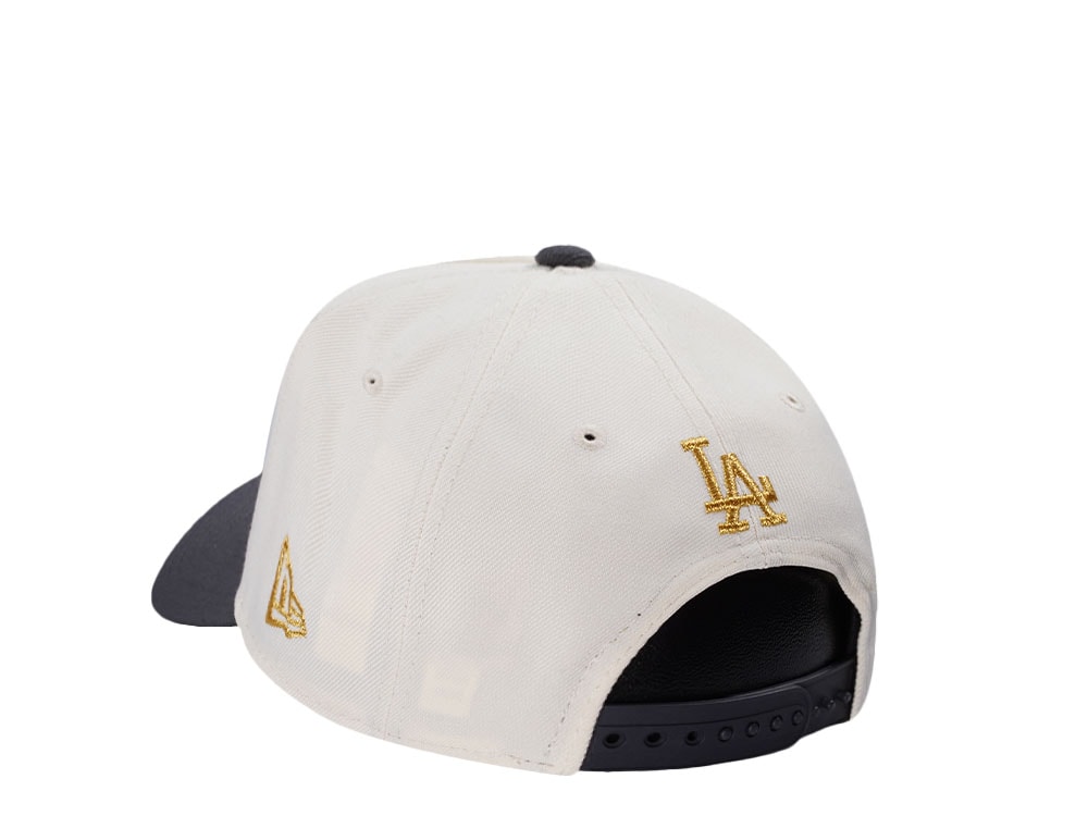 New Era Los Angeles Dodgers Japan Chrome Cement Two Tone Edition 9Forty A Frame Snapback Casquette