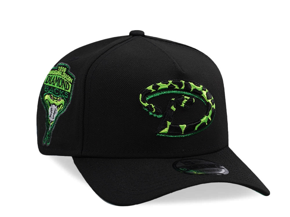 New Era Arizona Diamondbacks Inaugural Season 1998 Black Prime Edition 9Forty A Frame Snapback Casquette