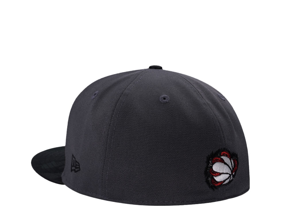 New Era Vancouver Grizzlies 30 Seasons Dark Moon Gray Glow In The Dark Moon Edition 59Fifty Fitted Casquette