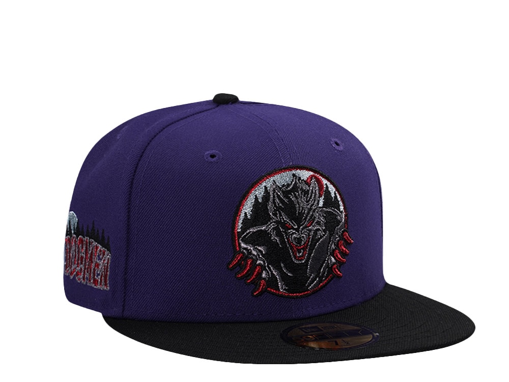 New Era Great Lakes Loons Dogmen Purple Two Tone Edition 59Fifty Fitted Casquette