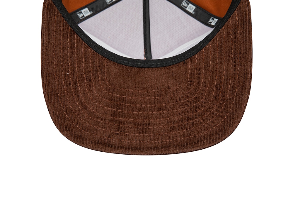 New Era Atlanta Braves Cord Visor Brown Golfer Snapback Casquette