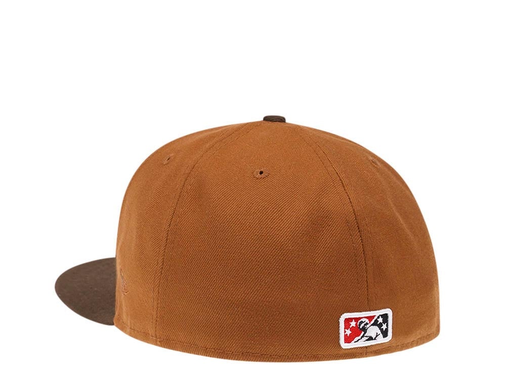 New Era Buffalo Bisons Bourbon and Suede Edition 59Fifty Fitted Casquette