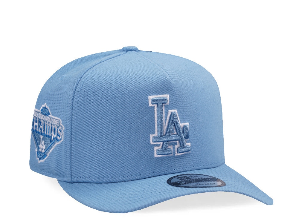 New Era Los Angeles Dodgers World Series 2025 Sky Blue Prime Edition 9Fifty A Frame Snapback Casquette